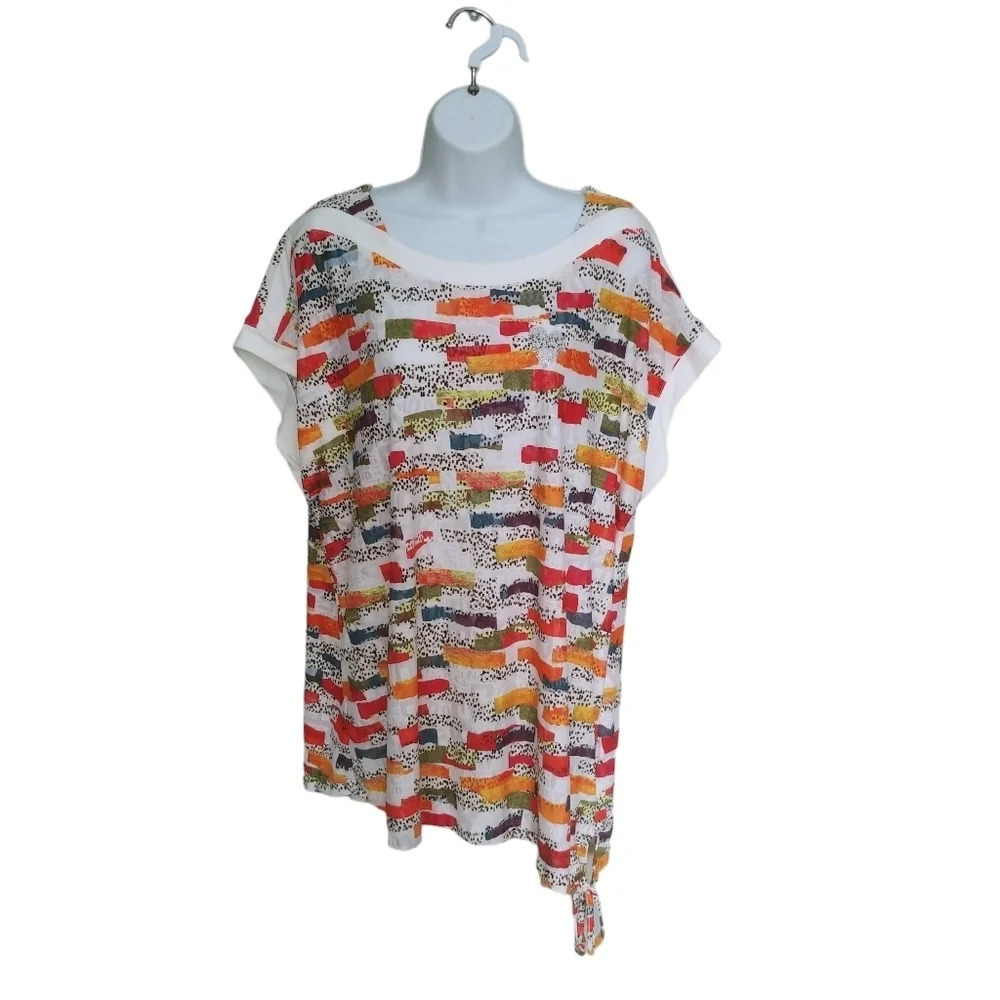 Claire  France A-Line Sleeveless Top Stretchy 2X